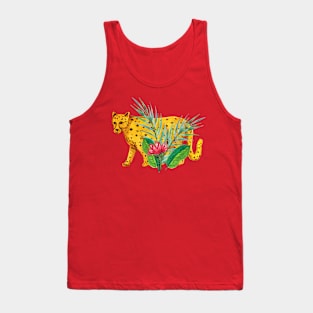 Cheetah In The Weeds Tank Top